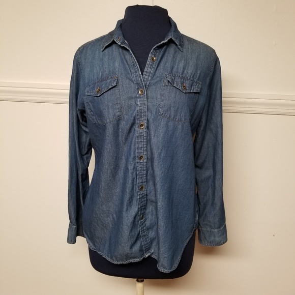 liz claiborne denim shirt